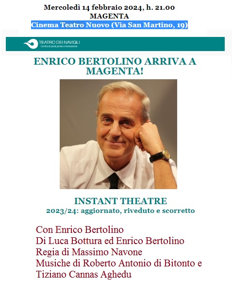 Enrico Bertolino Teatro dei Navigli