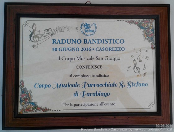 Raduno Bandistico Corpo Musicale San Giorgio Casorezzo