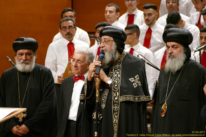 Teodoro II incontra la Chiesa Copta Milano