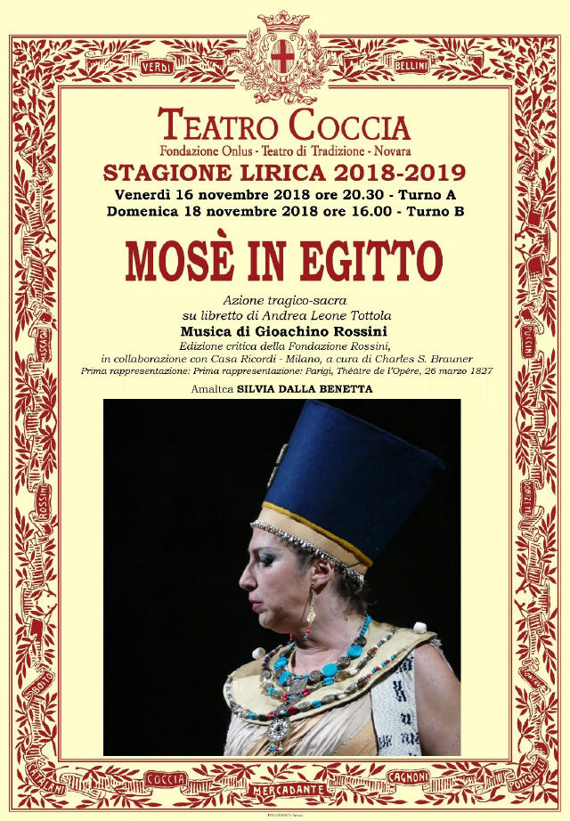 Teatro Coccia 2018 Mosč in Egitto