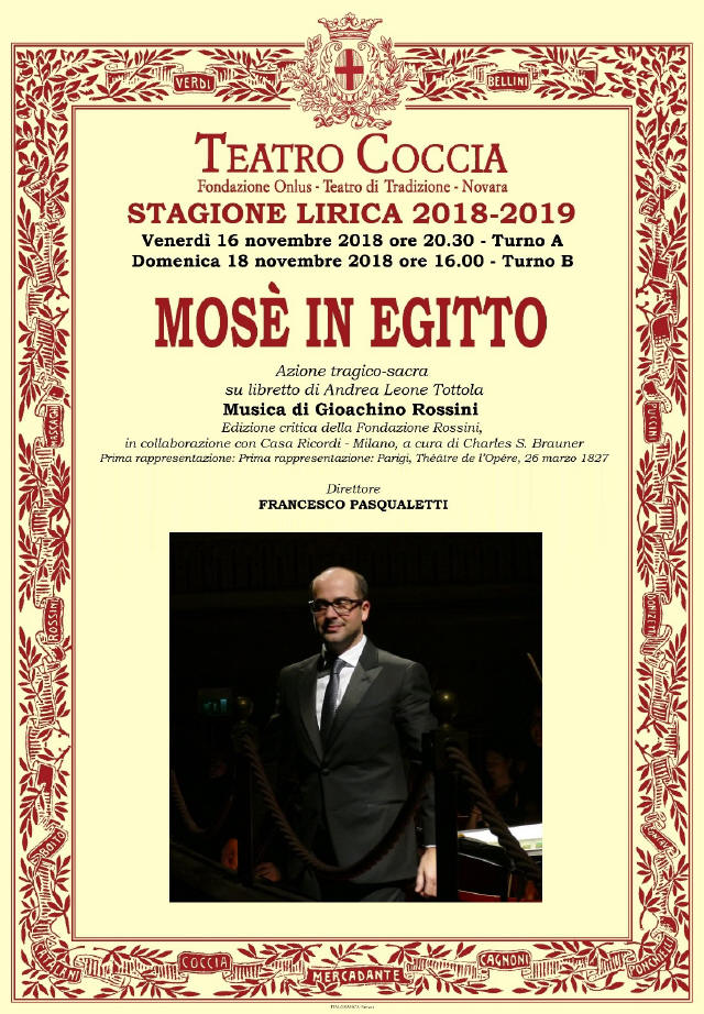 Teatro Coccia 2018 Mosč in Egitto