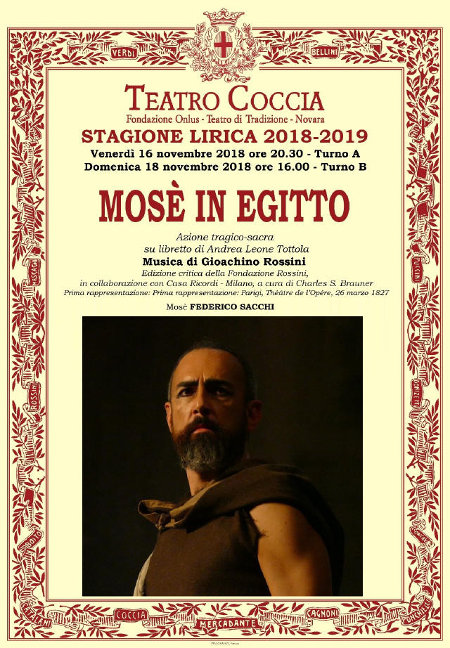 Teatro Coccia 2018 Mosč in Egitto