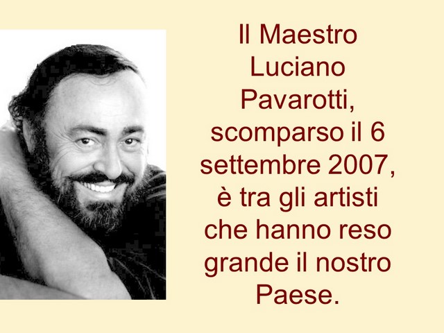 Pavarotti 2019 relatore Mario Mainino