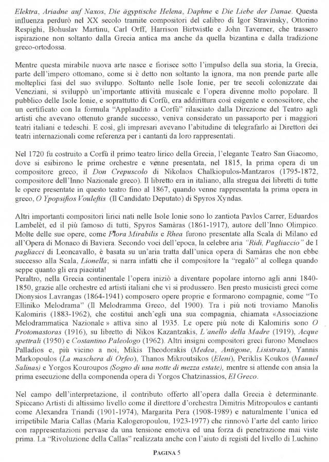 La Grecia e lOpera