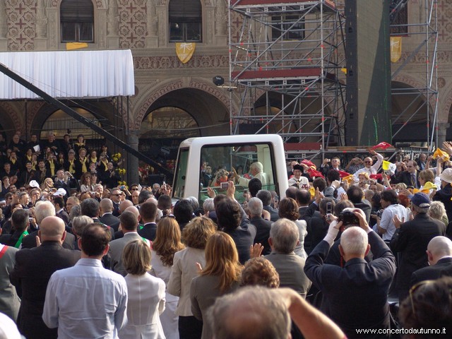 Benedetto XVI visita Vigevano