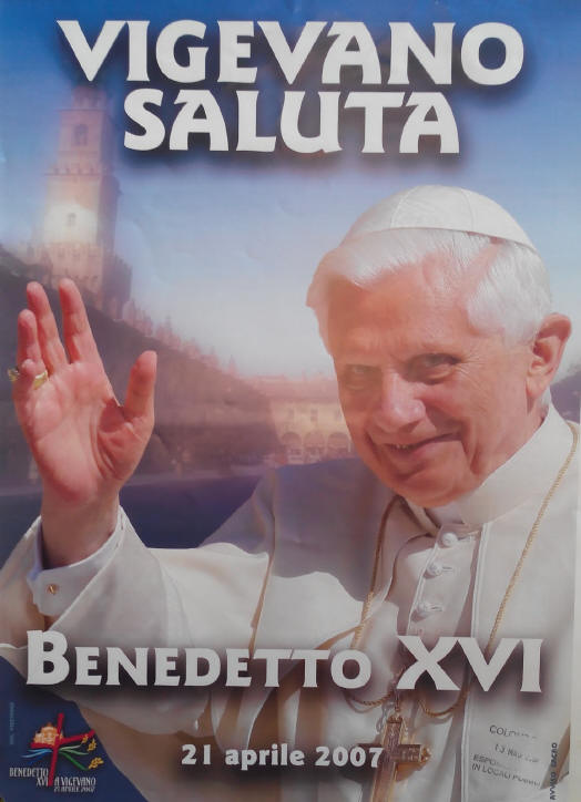 Benedetto XVI visita Vigevano