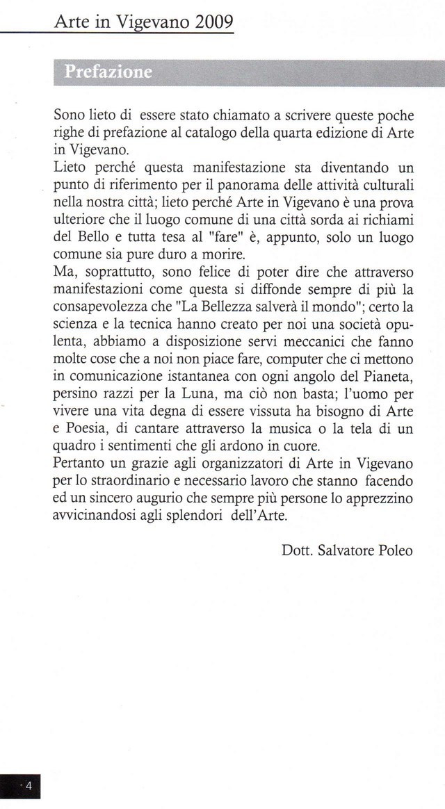 Arte in Vigevano 2009