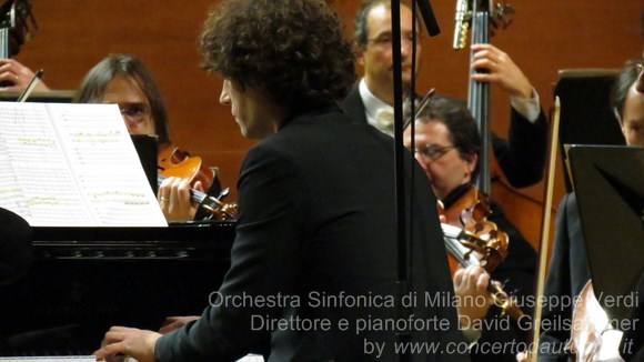 Orchestra Sinfonica di Milano Giuseppe Verdi Direttore e pianoforte David Greilsammer