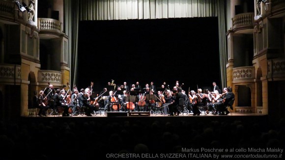 Direttore Markus Poschner  cello Mischa Maisky ORCHESTRA DELLA SVIZZERA ITALIANA