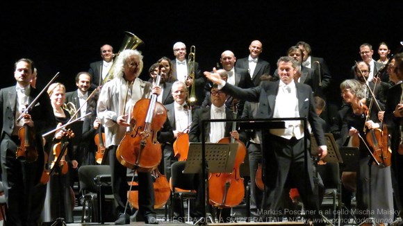 Direttore Markus Poschner  cello Mischa Maisky ORCHESTRA DELLA SVIZZERA ITALIANA