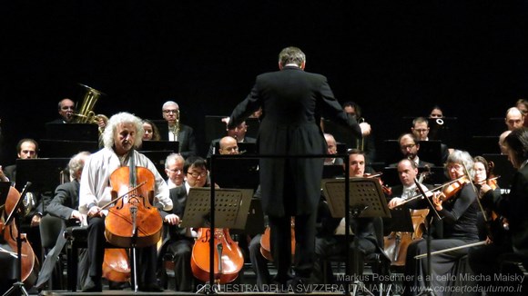 Direttore Markus Poschner  cello Mischa Maisky ORCHESTRA DELLA SVIZZERA ITALIANA