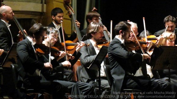 Direttore Markus Poschner  cello Mischa Maisky ORCHESTRA DELLA SVIZZERA ITALIANA