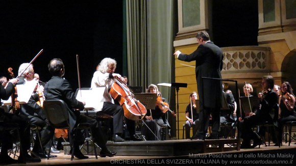 Direttore Markus Poschner  cello Mischa Maisky ORCHESTRA DELLA SVIZZERA ITALIANA