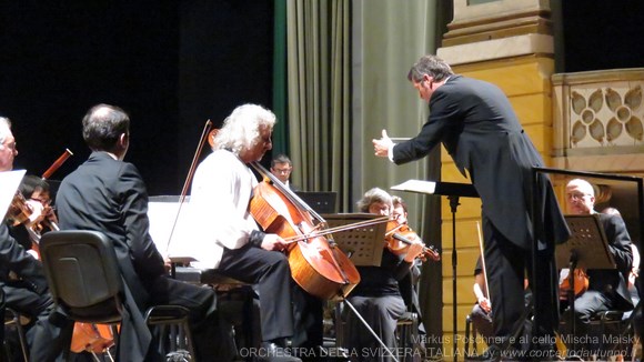 Direttore Markus Poschner  cello Mischa Maisky ORCHESTRA DELLA SVIZZERA ITALIANA