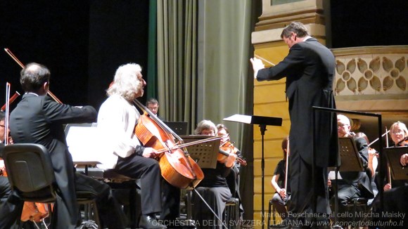 Direttore Markus Poschner  cello Mischa Maisky ORCHESTRA DELLA SVIZZERA ITALIANA