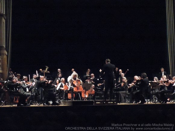 Direttore Markus Poschner  cello Mischa Maisky ORCHESTRA DELLA SVIZZERA ITALIANA