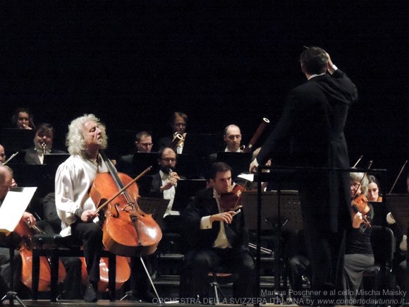 Direttore Markus Poschner  cello Mischa Maisky ORCHESTRA DELLA SVIZZERA ITALIANA