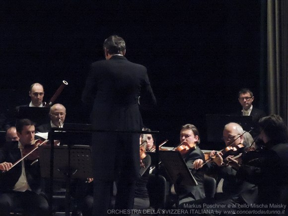 Direttore Markus Poschner  cello Mischa Maisky ORCHESTRA DELLA SVIZZERA ITALIANA