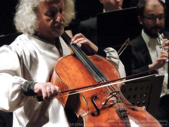 Direttore Markus Poschner  cello Mischa Maisky ORCHESTRA DELLA SVIZZERA ITALIANA