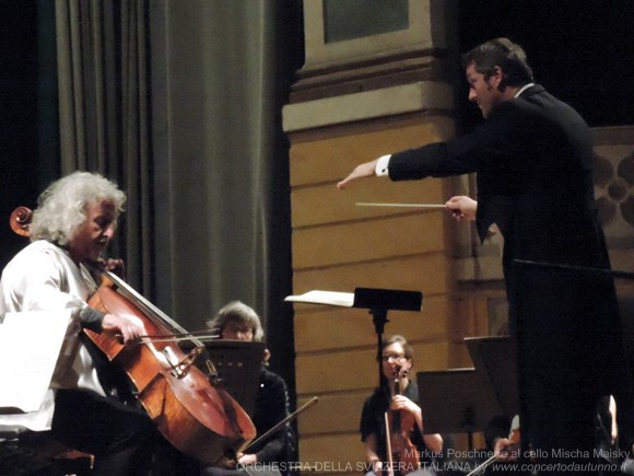Direttore Markus Poschner  cello Mischa Maisky ORCHESTRA DELLA SVIZZERA ITALIANA