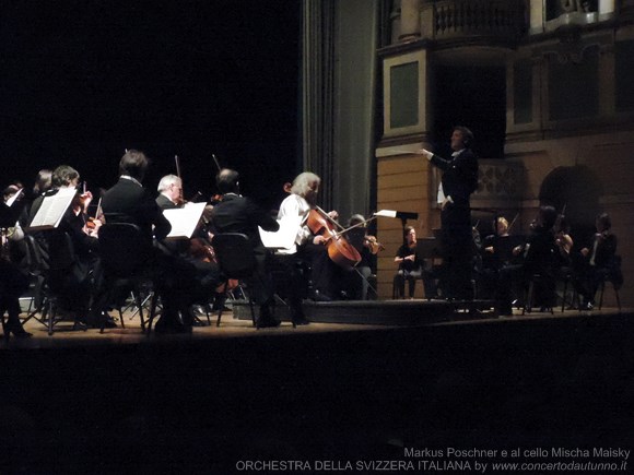 Direttore Markus Poschner  cello Mischa Maisky ORCHESTRA DELLA SVIZZERA ITALIANA