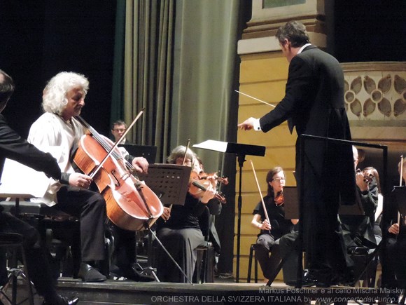 Direttore Markus Poschner  cello Mischa Maisky ORCHESTRA DELLA SVIZZERA ITALIANA