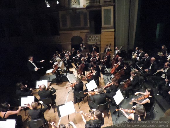 Direttore Markus Poschner  cello Mischa Maisky ORCHESTRA DELLA SVIZZERA ITALIANA