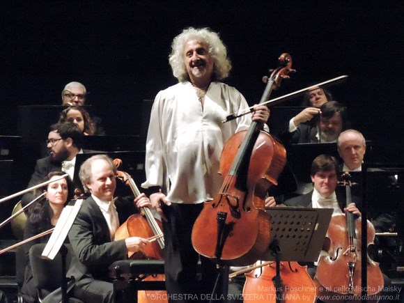 Direttore Markus Poschner  cello Mischa Maisky ORCHESTRA DELLA SVIZZERA ITALIANA