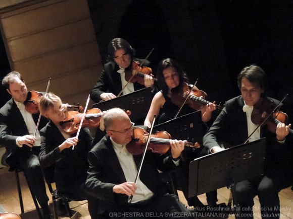 Direttore Markus Poschner  cello Mischa Maisky ORCHESTRA DELLA SVIZZERA ITALIANA