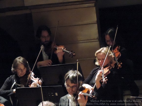 Direttore Markus Poschner  cello Mischa Maisky ORCHESTRA DELLA SVIZZERA ITALIANA