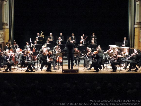 Direttore Markus Poschner  cello Mischa Maisky ORCHESTRA DELLA SVIZZERA ITALIANA