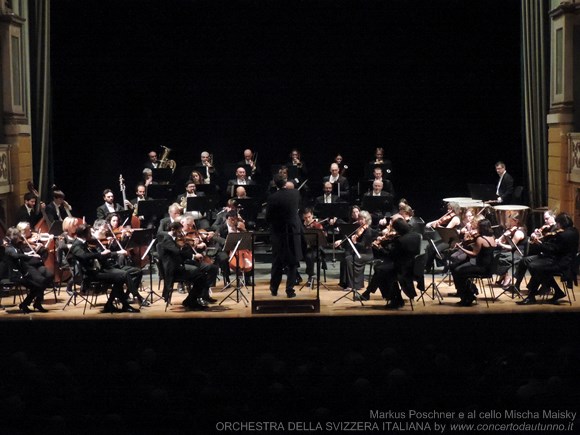 Direttore Markus Poschner  cello Mischa Maisky ORCHESTRA DELLA SVIZZERA ITALIANA