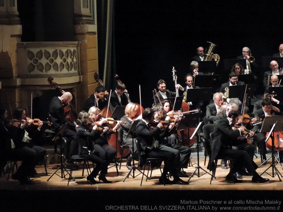 Direttore Markus Poschner  cello Mischa Maisky ORCHESTRA DELLA SVIZZERA ITALIANA