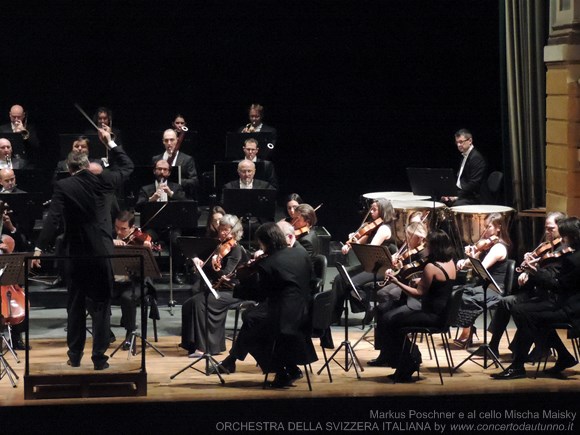 Direttore Markus Poschner  cello Mischa Maisky ORCHESTRA DELLA SVIZZERA ITALIANA