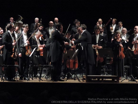 Direttore Markus Poschner  cello Mischa Maisky ORCHESTRA DELLA SVIZZERA ITALIANA