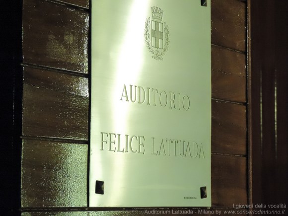 I gioved della vocalit Auditorium Lattuada Milano