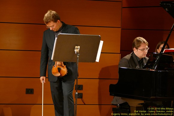 Mito 2016 Valeriy  Sokolov, violino - Evgeniy Izotov, pianoforte 