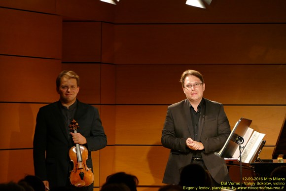 Mito 2016 Valeriy  Sokolov, violino - Evgeniy Izotov, pianoforte 