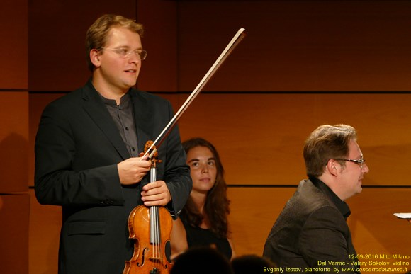 Mito 2016 Valeriy  Sokolov, violino - Evgeniy Izotov, pianoforte 