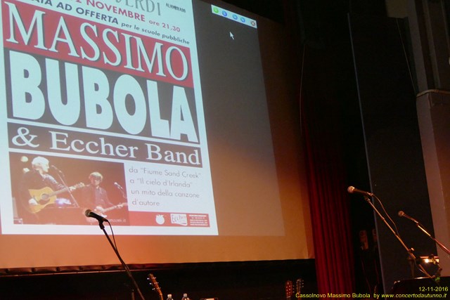 Massimo Bubola a Cassolnovo