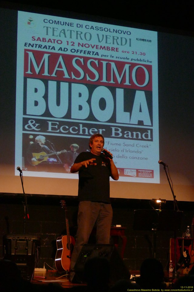 Massimo Bubola a Cassolnovo