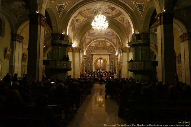 Concerto di Natale Corale San Gaudenzio Gambol