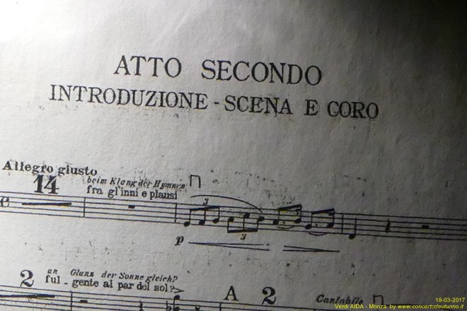 Verdi AIDA Teatro Manzoni Monza