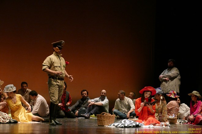 Elisir d'amore regia Alberto Oliva 