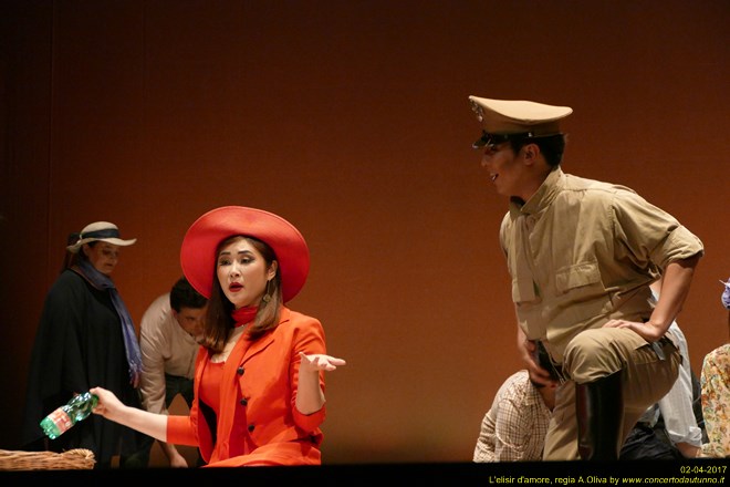 Elisir d'amore regia Alberto Oliva 