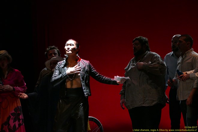 Elisir d'amore regia Alberto Oliva 