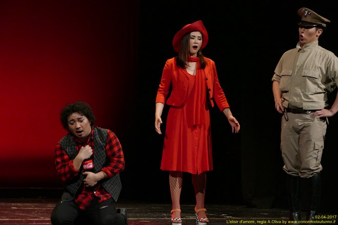 Elisir d'amore regia Alberto Oliva 