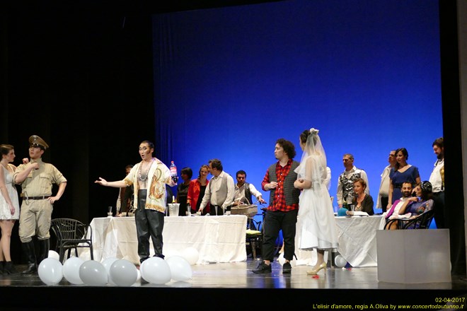 Elisir d'amore regia Alberto Oliva 