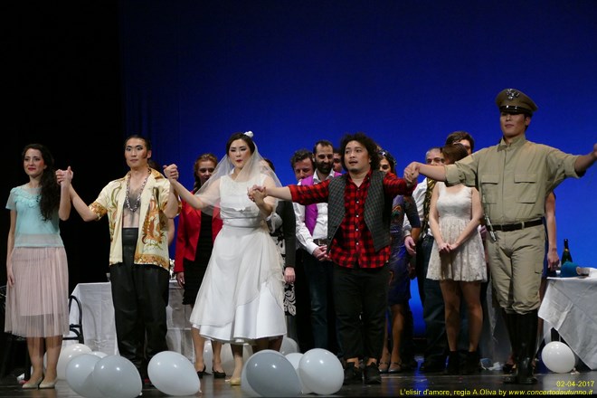 Elisir d'amore regia Alberto Oliva 