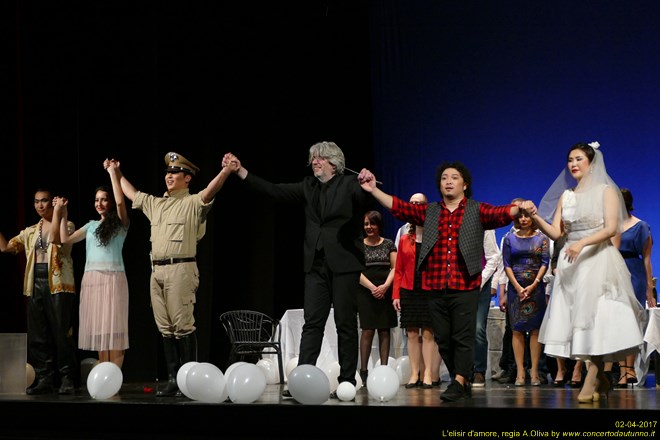 Elisir d'amore regia Alberto Oliva 